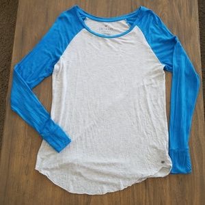 American Eagle Soft & Sexy Long Sleeve Baseball